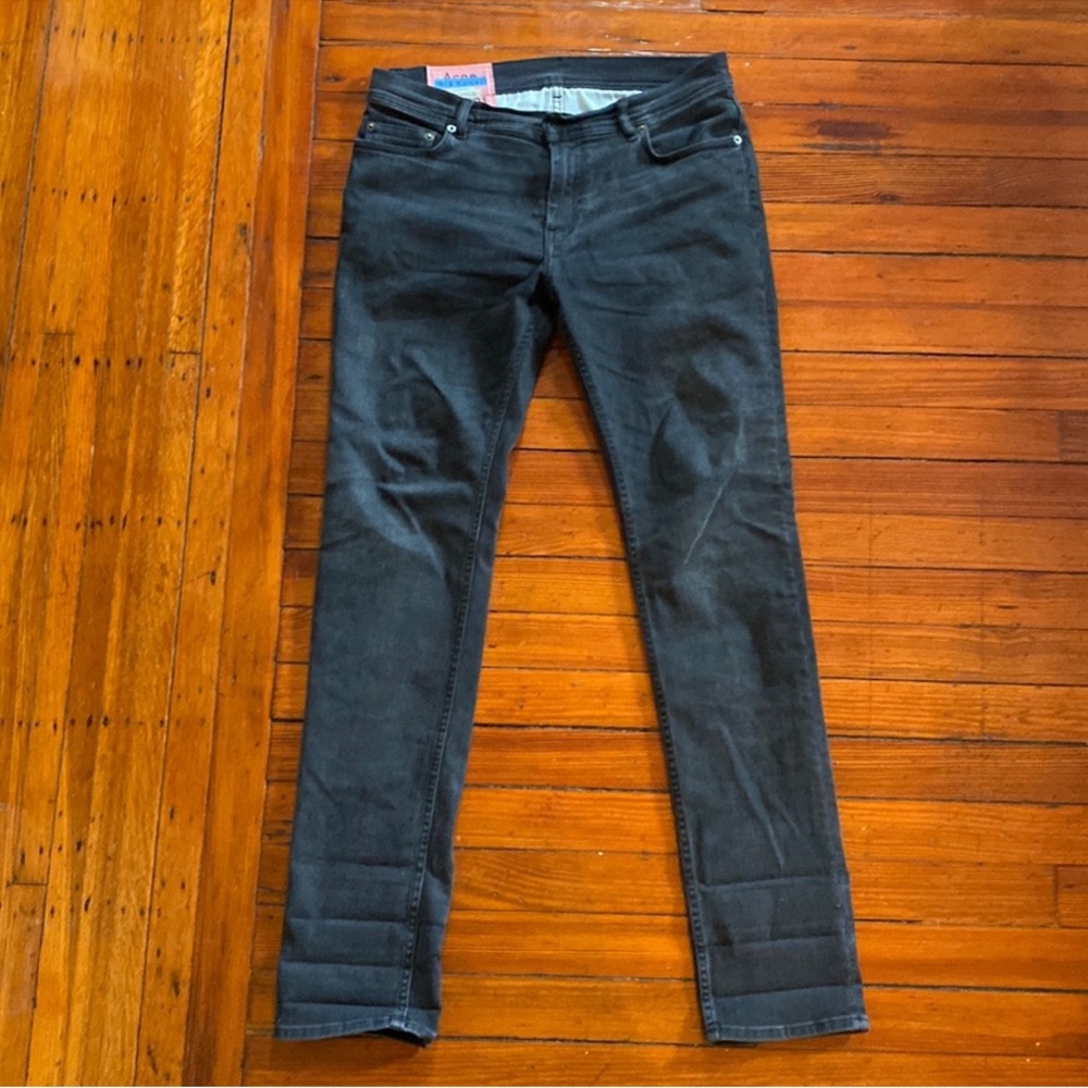 Acne Studios North Black Denim Jeans 33x32